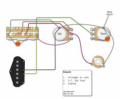 I've wanted to do this for awhile. Esquire Wiring Straight To Jack V T 50 S Wiring Eldred Mod Telecaster Guitar Forum