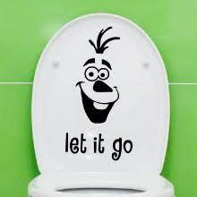 sticker toilettes let it go abattant toilette stickers abattant wc sticker toilette