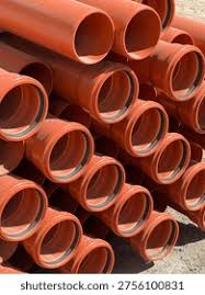 Ends Orange Pvc Pipes Stock Photo 2756100831 | Shutterstock