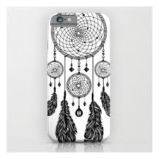 Black And White Dream Catcher Clipart Dreamcatcher Black White Iphone 6s Case 35 Liked On Polyvore Featuring Accessories Tech Accessories Phone Cases Electr Dream Catcher Black White Drawing Black White Art