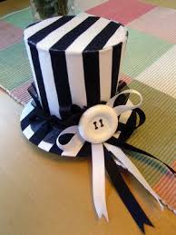 Black And White Striped Top Hat Black And White Striped Top Hat Crazy Hats Crazy Hat Day Mad Hatter Hats