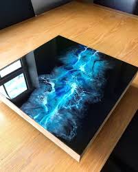 40cm X 40cm X 4cm Acrylic Paint Mixed With Fauxrizzle Resin I Love This Resin Below Is A List Of Artists I Ad Resin Art Painting Diy Resin Art Resin Artwork
