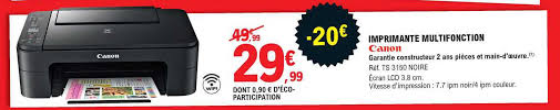 Bonjour a tous et a toutes, je recherche des chez leclerc les epson sont les moins chères. Offre Imprimante Multifonction Canon Chez E Leclerc