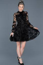 Siyah Kendinden Desenli Uzun Kollu Kadife Elbise Abk366 Moda Stilleri Elbise The Dress