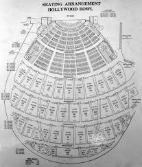 Hollywood Bowl Seating Chart With Seat Numbers Awesome