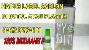 Karena anda hanya bermodalkan setrika 3. Cara Menghilangkan Sablon Di Botol Plastik Jd Online Home Facebook Noda Yang Lebih Nakal Dapat Dihilangkan Dengan Memerah Lemon Atau Calamansi Di Area Yang Terkena Dan Menjemur Botol Tersebut Di