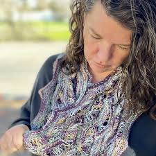 Artyarns Sierra Bloom Caples Creek Cowl Knit Kit featuring Silky Twist at  Fabulous Yarn