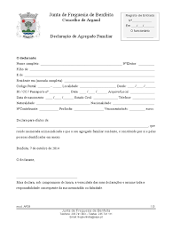 5.declaração do banco com n.i.b. Declaracao De Agregado Familiar Doc Documento Comunicacao Escrita