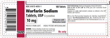 46 minor drug interactions (222 brand and generic names). Ndc 51672 4030 Warfarin Sodium Warfarin Sodium