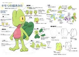 キモリの描きかた わたかつ ポケモンスケッチ イラスト ポケモン