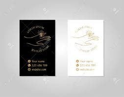 Business cards jewelry are great for involving family members or friends. Vector Business Card Of An Elegant Female Hand With A Ring On The Finger Design Concept