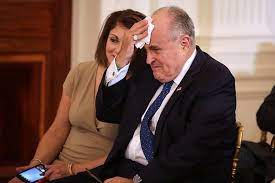Attorney's office and the federal bureau of investigation for his business dealings in ukraine , for possible violation of federal lobbying laws. Rudy Giuliani Appears Quite To Very Screwed Vanity Fair