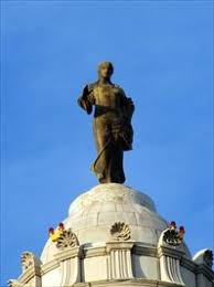 Image result for statue of ceres on missouri dome