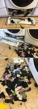 Turns Out Washing Machines Do Eat Socks But There Were More Surprising Things That We Found Laundry Pink Day Hand Knitted Dress