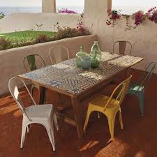 Conjunto Madera Y Metal Soho Ceramica Decora A La Ultima Tu Hogar Leroy Merlin Leroymerlin Mesa Y Sillas Cocina Mesas De Baldosas Mesa Y Sillas