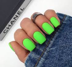 Buy acrylics neon nail tips and get the best deals at the lowest prices on ebay! Pin By Taylor Witt On Manikyur In 2020 Green Acrylic Nails Neon Green Nails Short Acrylic Nails