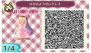 とび森 洋服マイデザイン 花の妖精ドレス qrコード どうぶつの森 とび森 マイデザイン どうぶつの森マイデザイン