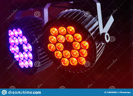 Led Forstage Professional Lighting Device Colored Led Lights For Disco Stock Photo Image Of Electrical Event 138048864