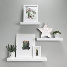 Kiera Grace Kieragrace Maine Wall Shelves Set Of 3 Fn00373 7 The Home Depot In 2020 White Wall Shelves Shelf Decor Bedroom Wall Shelves Bedroom