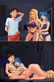 Rule34 - If it exists, there is porn of it  darkcookie, giornogiovanna91,  eve (summertime saga), main character (summertime saga)  3226694