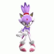 She has four plumes of hair done up in a high ponytail with dark purple tips. Blaze Cat Gifs Tenor