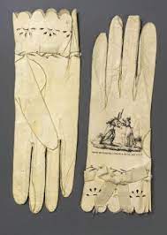 Pair Of Women S Kid Gloves Spanish 1810 30 Mfa Boston Vintage Gloves Gloves Kid Gloves