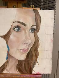 Portrait painting tips for hair details