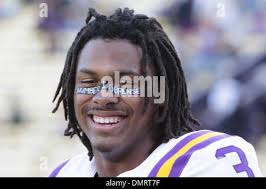 LSU Tigers safety Chad Jones (3) breaks up a pass to Penn State Nittany  Lions wide receiver Derek Moye (6) in The Capital One Bowl Game at Florida  Citrus Bowl Stadium in