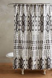 Black And White Shower Curtain Farmhouse Shop Bed Bath Bohemian Shower Curtain Boho Shower Curtain Patterned Shower Curtain