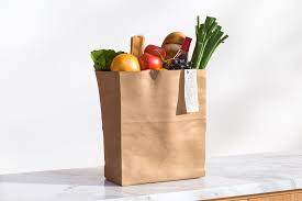 Paper Bag Full Of Groceries 3d Model Paper Bag Grocery Bags