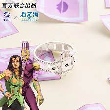 JoJos Bizarre Adventure Stone Ocean Hermes Costello Kiss Anime Ring 925  Sterling Silver Manga Role Action Figure Gift _ - AliExpress Mobile