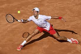 Novak djokovic took his frustrations out on his racquet late in the second set of his match against after losing a point during the tiebreaker in the second set, djokovic angrily whacked his racket into. Novak Djokovic Loses Cool Again But Rallies For Win In Italy Los Angeles Times