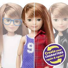 Amazon Com Creatable World Deluxe Character Kit Customizable Doll Copper Straight Hair Toys Games Straight Hairstyles Hair Images Hair