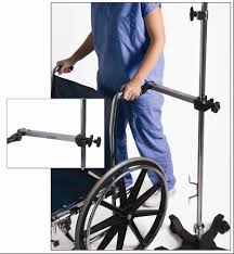 Ch 1003 Wheelchair To Iv Pole Clamp Attached To Hospitals Current Equipment Wheelchair And Their Iv Pole T Furniture Chair Wheelchair Wicker Rocking Chair