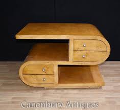 Art deco tables for sale: Art Deco Coffee Table S Shape Tables 1920s Interiors