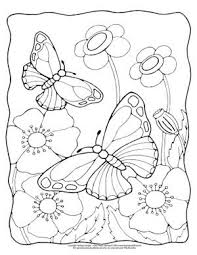 You can color plants, flowers, animals, intricate patterns, or a whole fantastic world. Butterfly Coloring Pages Free Printable From Cute To Realistic Butterflies Butterfly Coloring Flower Coloring Pages Butterfly Coloring Page