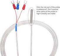 uxcell PT100 RTD Temperature Sensor Probe 3 Wires Cable Thermocouple  Stainless Steel 300cm(9.8ft) (Temperature Rang: -50 to 200C)