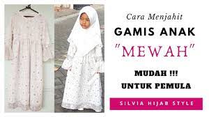 Cara Menjahit Baju Muslim How To Make Muslim Dress Youtube