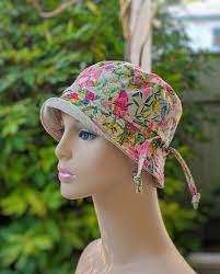 Chemo Hat Pretty Chemo Hats Bucket Hat Sun Hats Small Medium Cancer Hats Cancer Headwear Pretty Hats