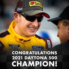 What a win at the #Daytona500 for Michael McDowell in the Love's No. 34  Ford Mustang