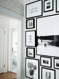 Black And White Photo Wall West Elm Monochrome Gallery Wall Monochrome Gallery Wall White Wall Decor White Wall Art