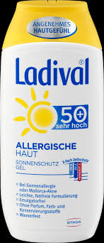 Allergische haut ist besonders empfindlich. Ladival Sonnencreme Gel Allergische Haut Lsf 50 200 Ml Dauerhaft Gunstig Online Kaufen Dm De