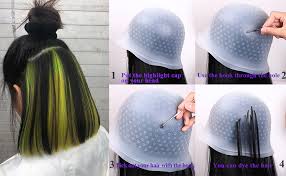 This will help keep tangles and snags. Amazon Com 2 Pcs Silicone Highlight Caps For Coloring Hair With Hook Kit Professional Reusable Hairdressing Dyeing Staining Cap Set For Women Men Beauty