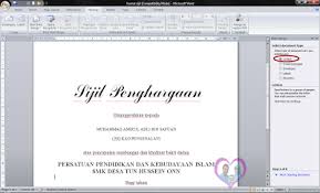 Contoh sijil penghargaan dan boleh diedit. Bagaimana Cetak Sendiri 50 Helai Sijil Kurang Dari 5 Minit Dengan Mudah