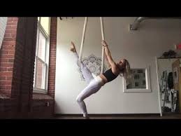 Aerial Yoga Hammock Tutorial Down Dog Flip Kama Fitness Aerial Yoga Girl Aerial Yoga Aerial Yoga Hammock Aerial Fitness