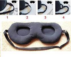 3d Eye Shade New Soft Padded Sleep Mask Without Touching Eyes Premier Quality Diy Sleep Mask Diy Eye Mask Diy Sleep