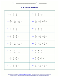 Check spelling or type a new query. Worksheets For Fraction Addition
