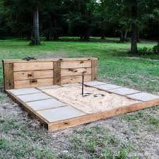 Maybe you would like to learn more about one of these? Ultimate Diy Horseshoe Pit Build Plans Houseful Of Handmade