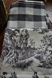 Black And Cream Toile Curtains Buffalo Check Gingham And Toile Gingham Curtains French Country Decorating French Country