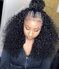 10 Amazing Front Braid Hairstyle For Black Women With Hair Weaves Styles Vip Protective Hairstyles For Natural Hair Natural Hair Styles Braids With Weave